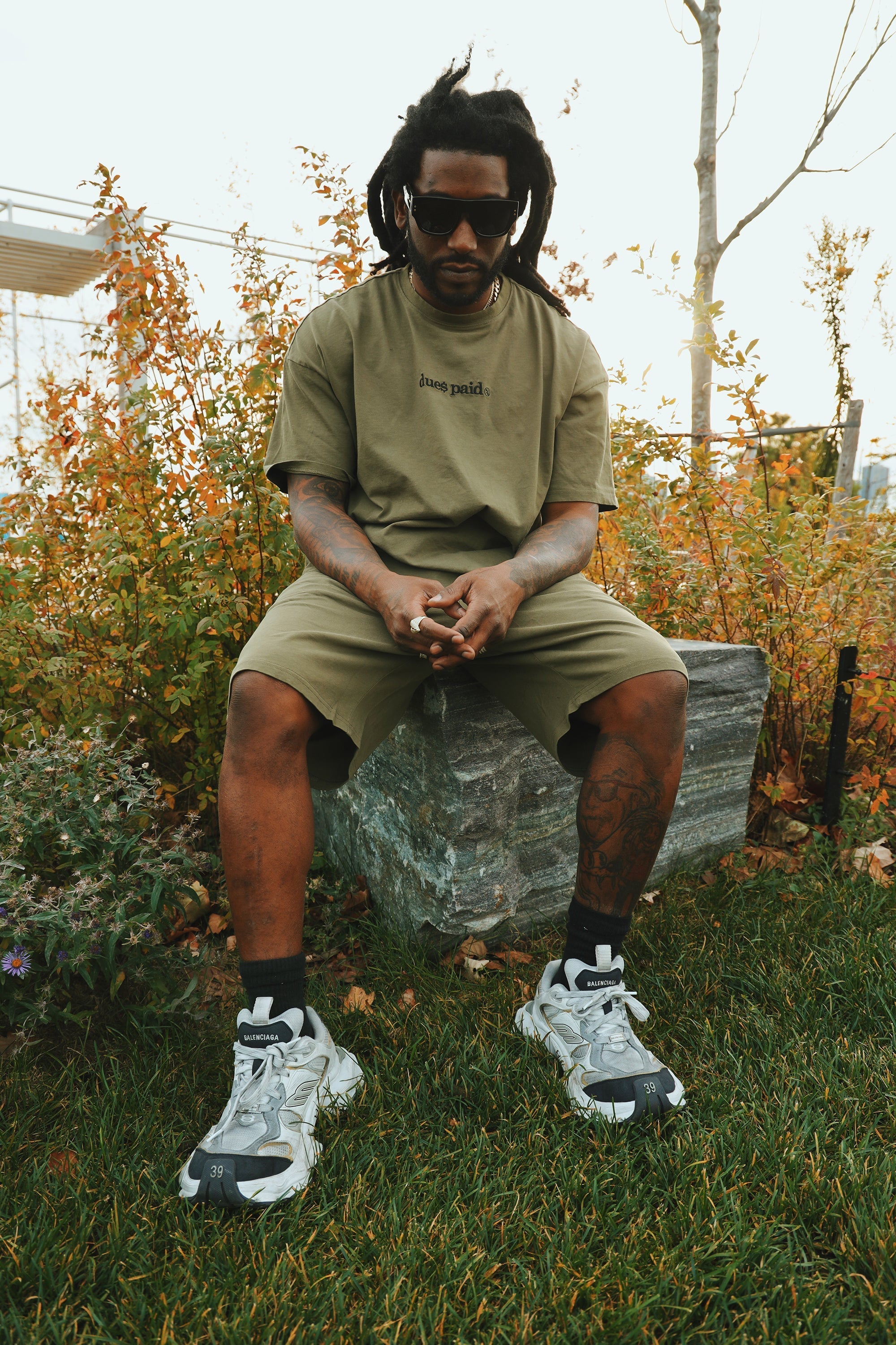 Oversized Graphic T-Shirt – “Dues Paid” Streetwear Tee – Relaxed Fit
