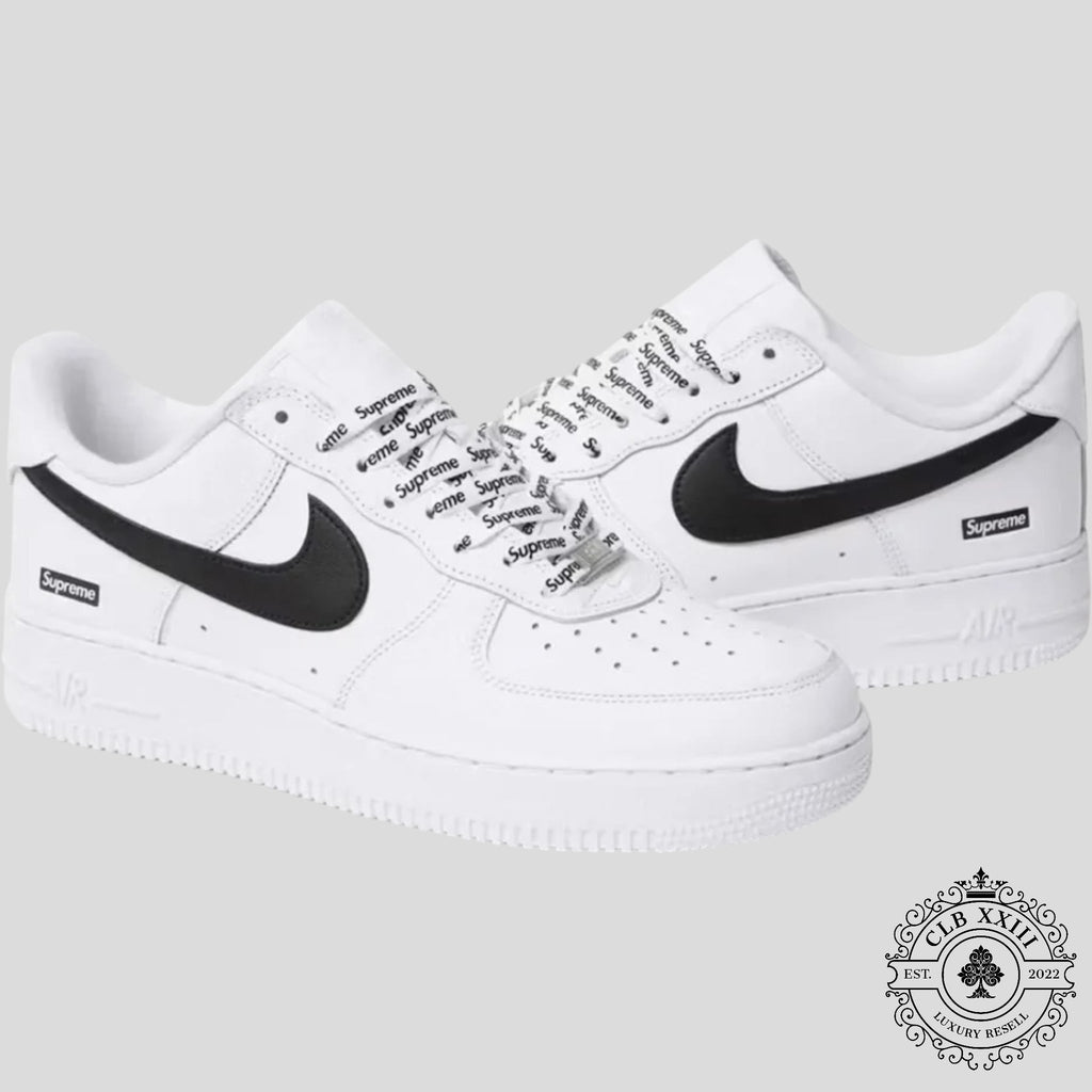 Nike Air Force 1 Low Supreme White Black